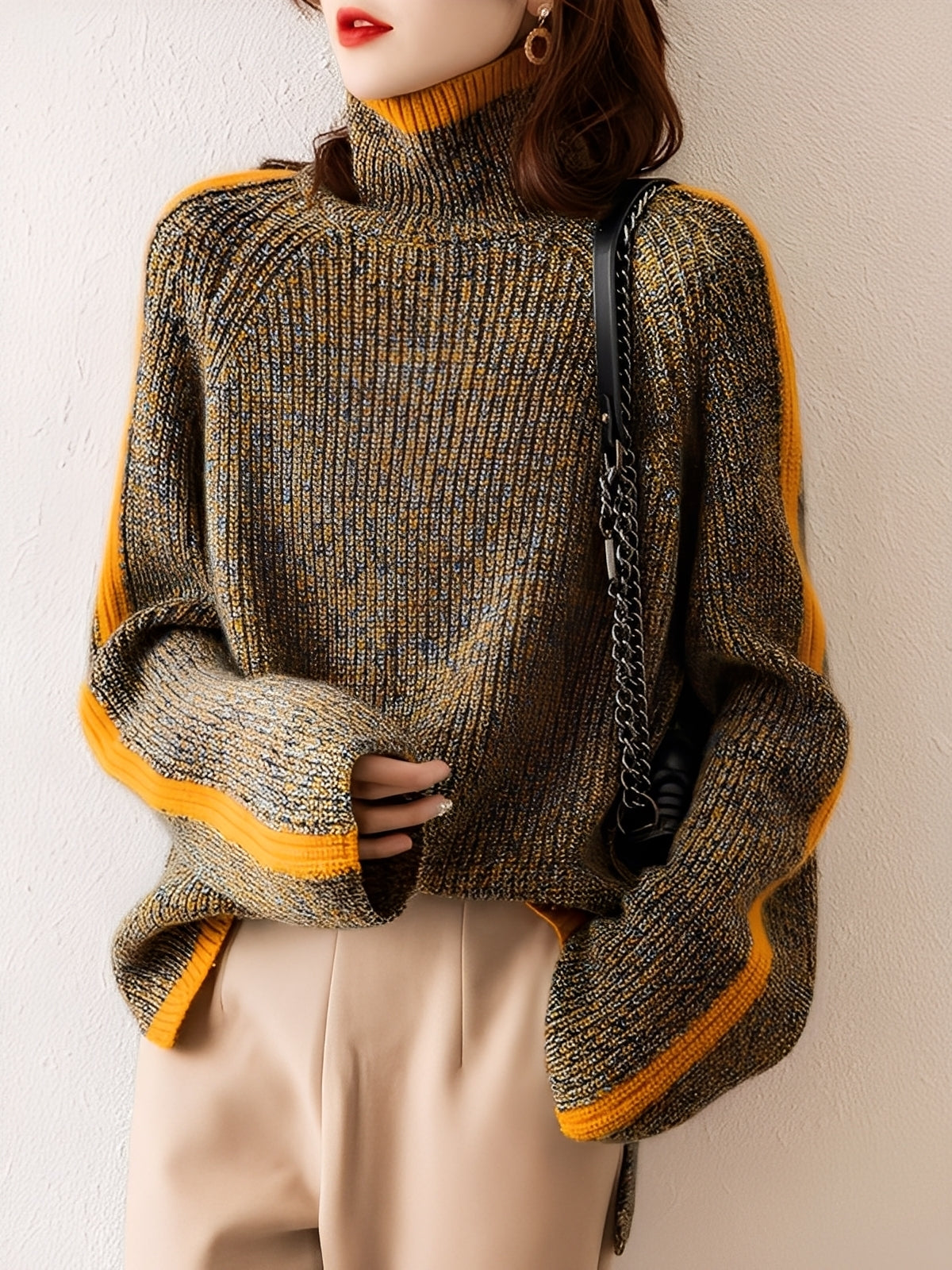 Suzanna - Pulover modern, lejer tricotat pentru dame