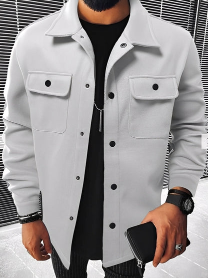 Francis - Jachetă casuală cu carouri și buzunare pentru bărbați