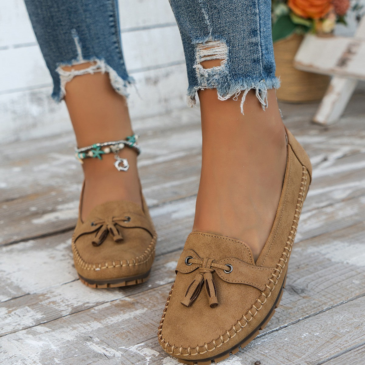 Megan - Confortabil pantof ortopedic plat pentru femei