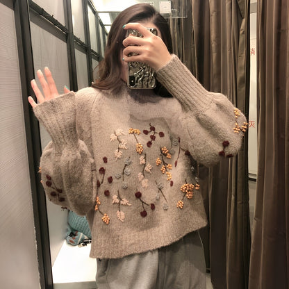 Delicia - Pulover tricotat elegant pentru femei