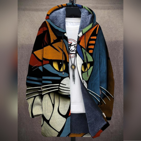 Cathlyn - Cardigan Abstract Artistic