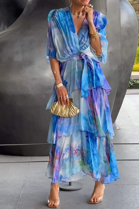Isabella - Rochie din Chiffon cu Silueta Clasică