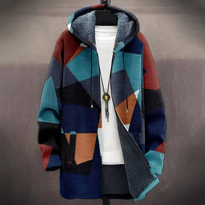 Wiley - Manta stilată, versatilă cu print pentru bărbați