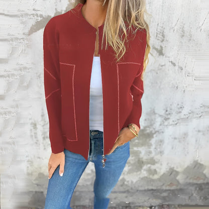 Chelsea - Jachetă stilată cu fermoar pentru dame