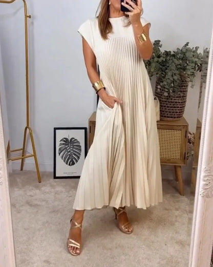 Gillian - Elegant Maxi Dress Monocrom