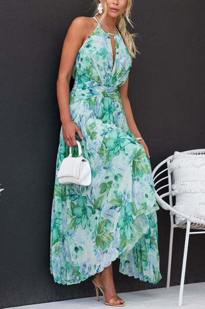 Jinora - Rochie versatilă midi cu model floral