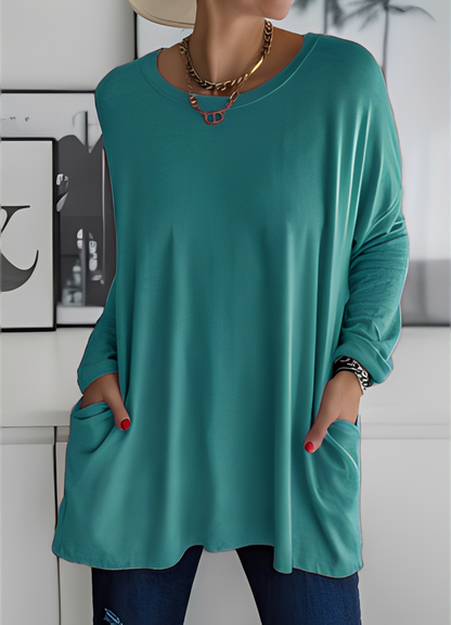 Shanene - Pulover simplu, lejer pentru dame