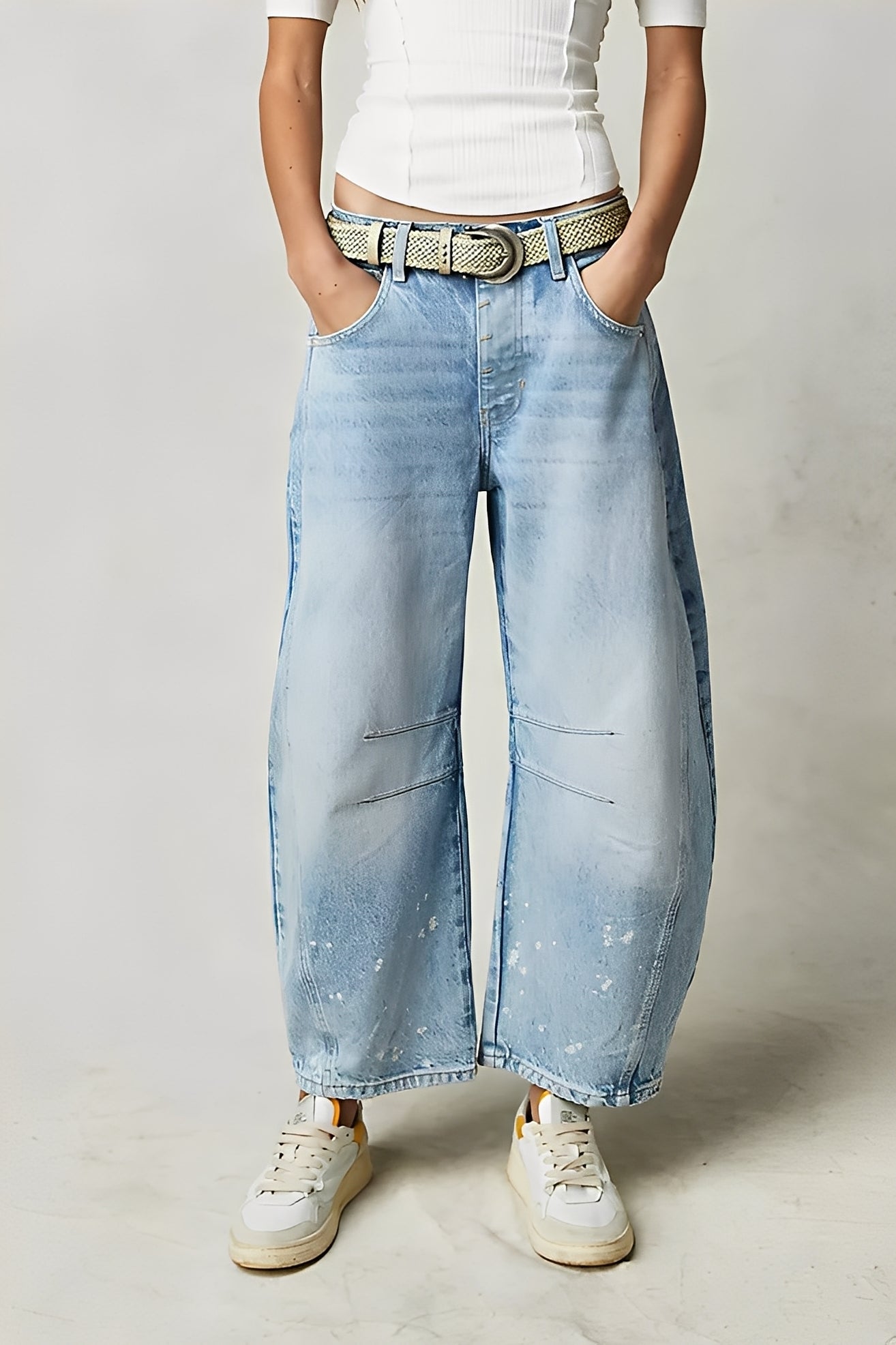 Jocelyn - Blugi lejeri cu croială largă pentru femei