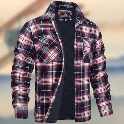 Grayson – Cămașă Clasică în Flanel de Stil Urban