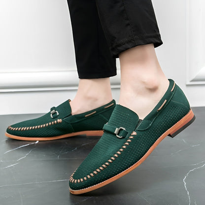 Wesley - Elegant loafer din piele întoarsă pentru bărbați