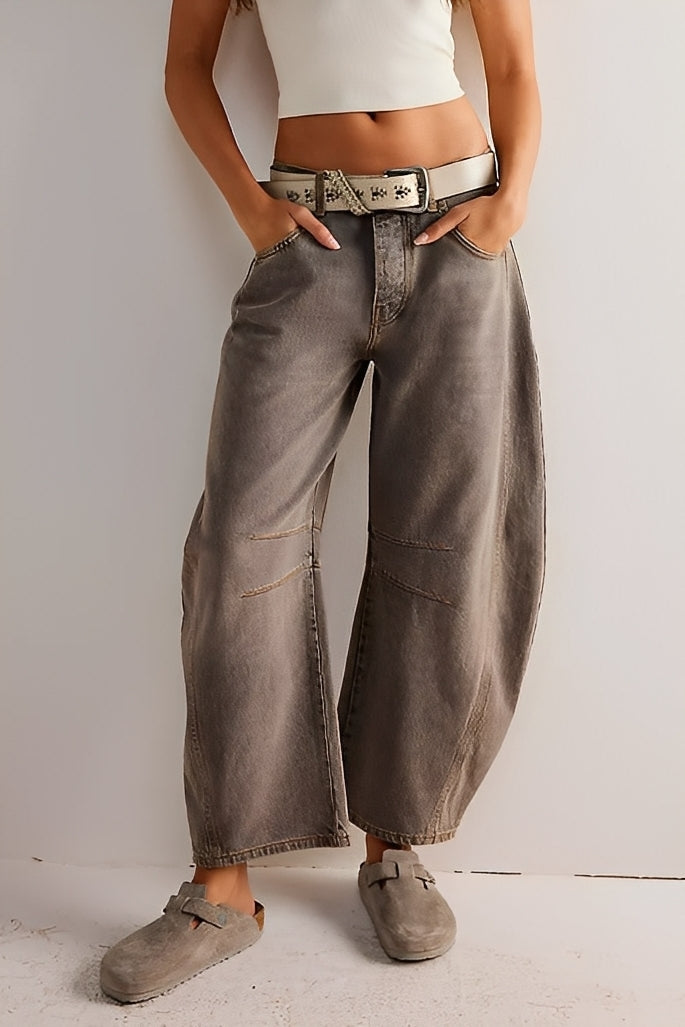 Jocelyn - Blugi lejeri cu croială largă pentru femei