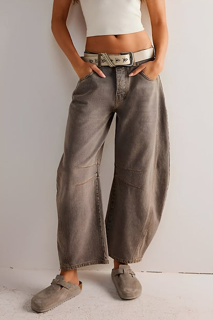 Jocelyn - Blugi lejeri cu croială largă pentru femei