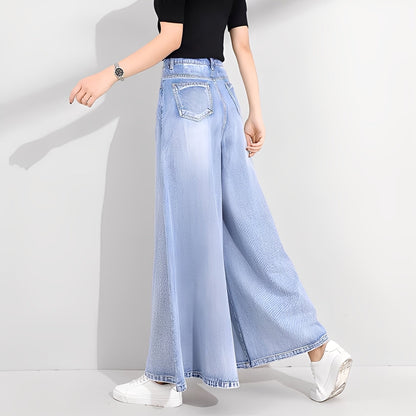 Isabelle - Jeans stilate cu picior larg pentru femei