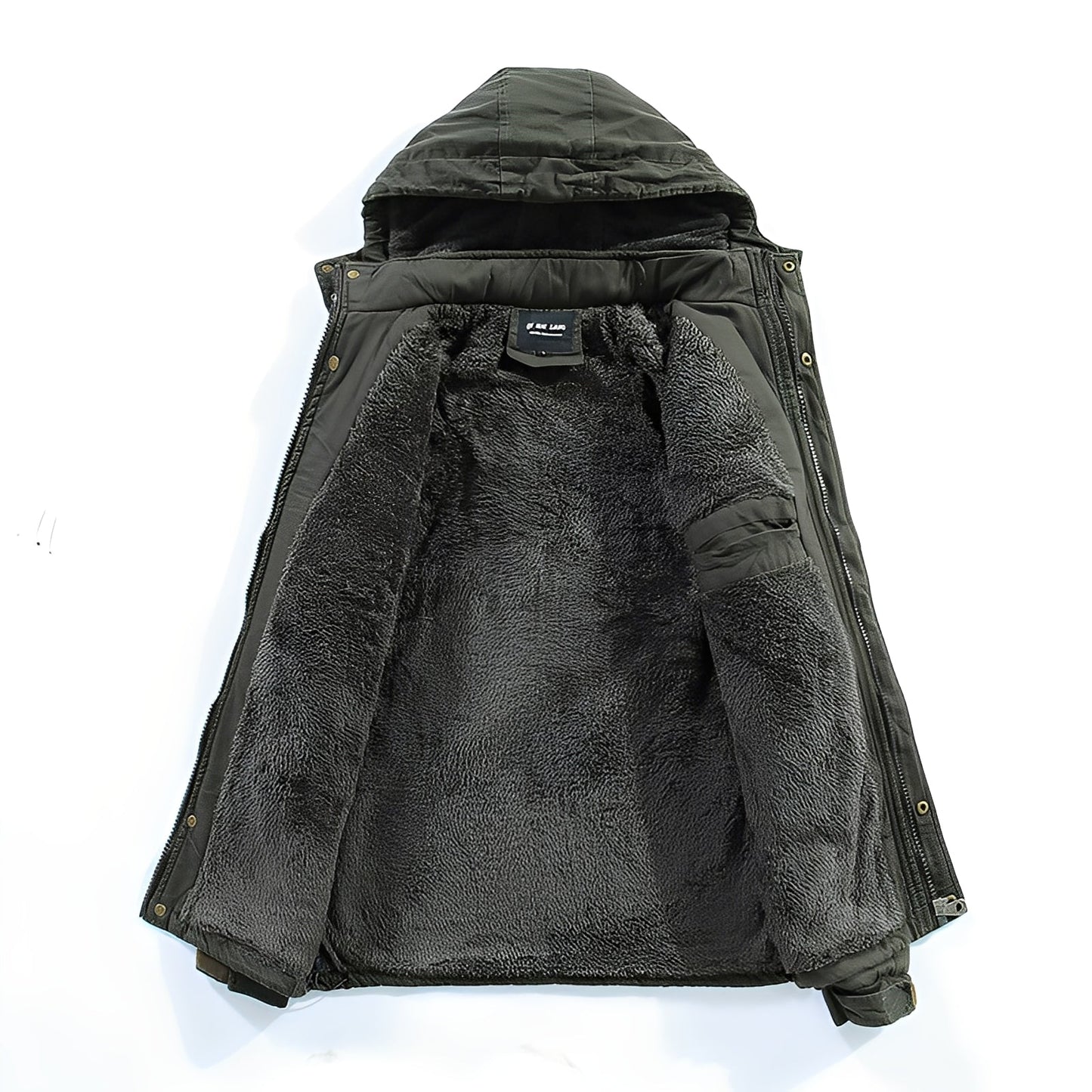 Bryan - Versatilă, cu căptușeală de fleece, jachetă cu glugă pentru bărbați