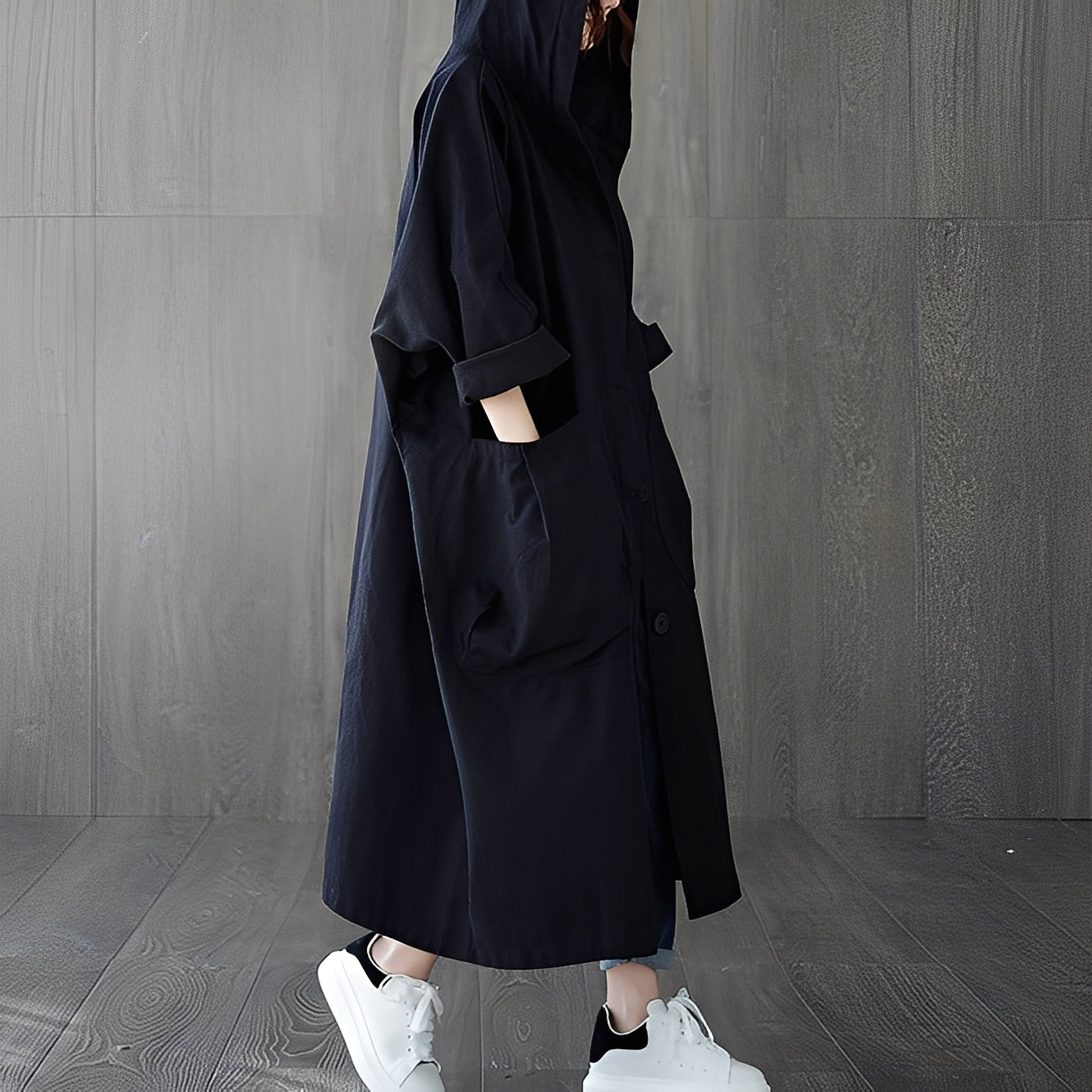 Myranda - Trench modern cu buzunare pentru femei