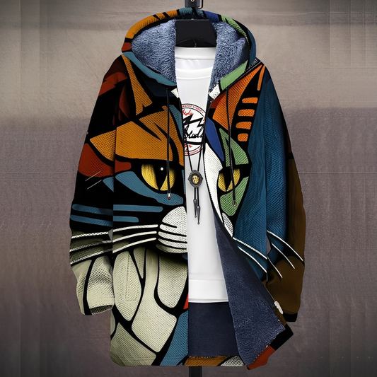 Antonny - Jachetă cu imprimeu artistic pentru bărbați