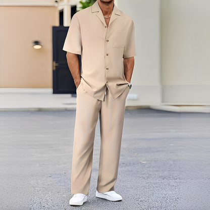 Drian - Set cămașă și pantaloni elegant pentru bărbați