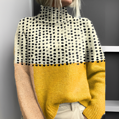 Olivia - Pulover pentru femei cu guler rulat și confortabil