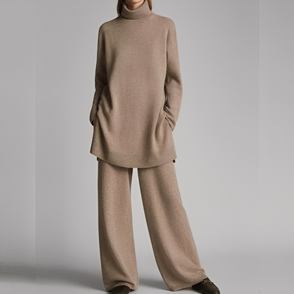 Mireille - Set de pulover și pantaloni de iarnă casual pentru femei