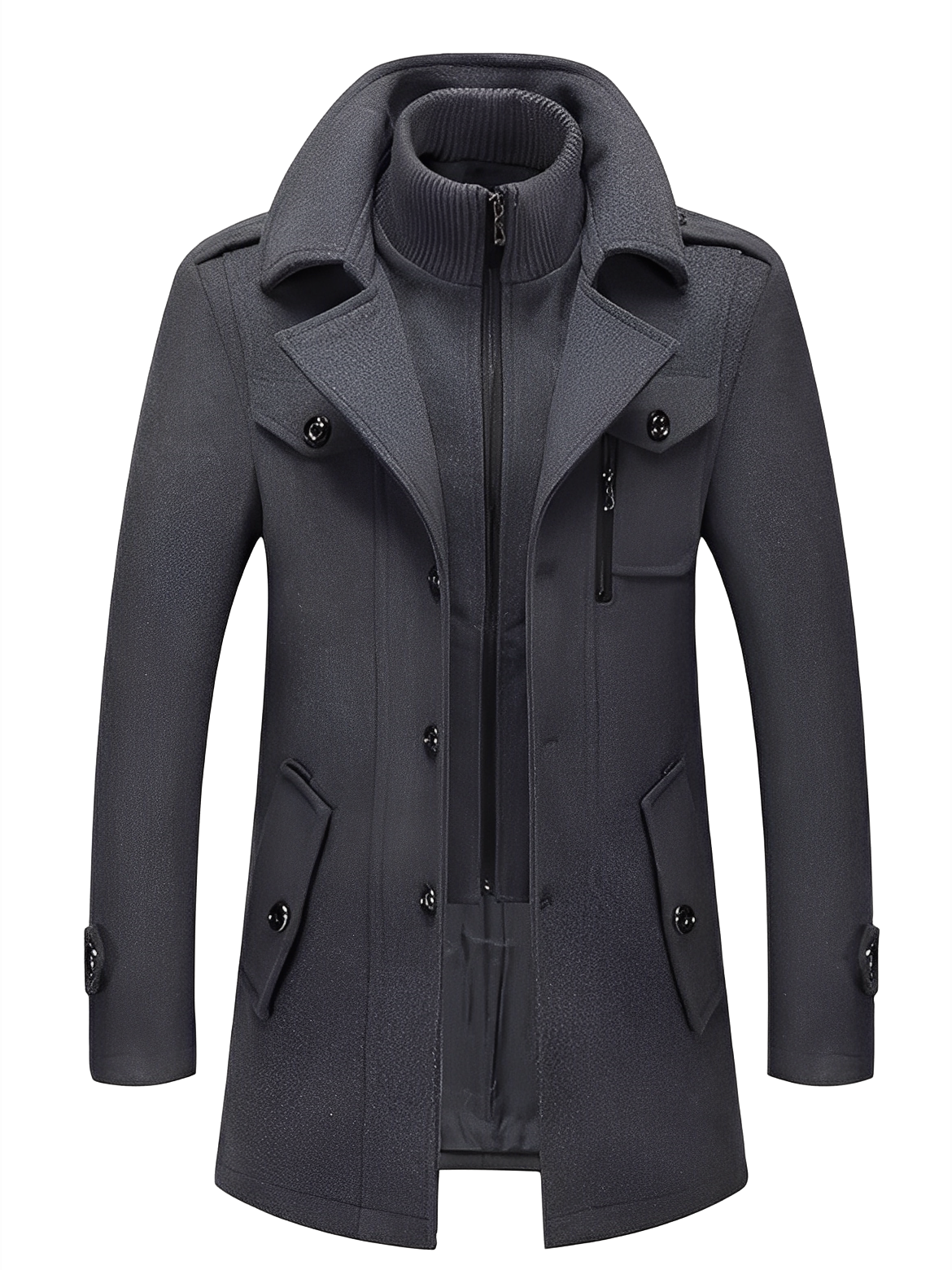 Philip - Trenci modern cu buzunare pentru bărbați