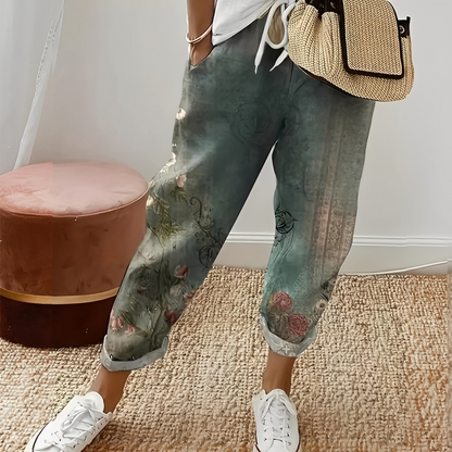 Jacintă - Pantalon confortabil cu cordon ajustabil pentru femei