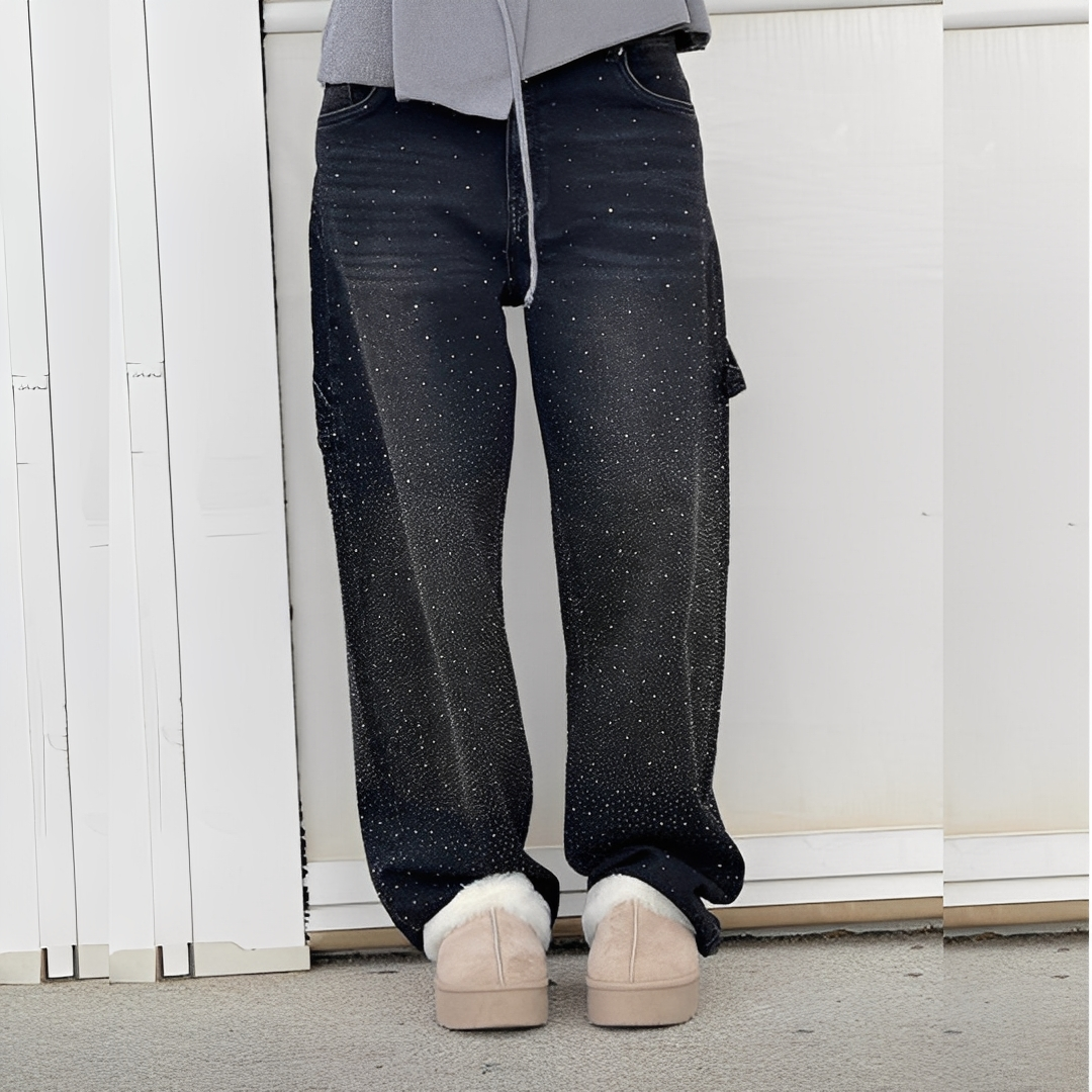 Gigi - Blugi eleganți oversize pentru femei