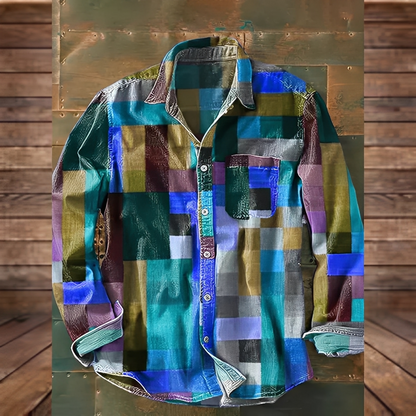 Gontran - Cămașă stilată cu buzunar util pentru bărbați