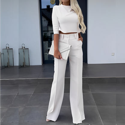 Mélisande - Set modern de bluză și pantaloni pentru femei