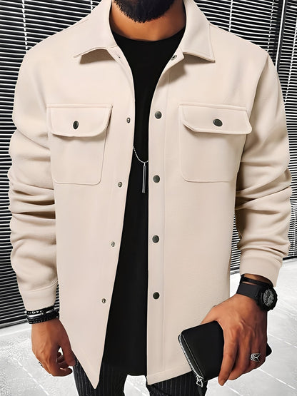 Clinton - Jachetă modernă cu rever și buzunare pentru bărbați