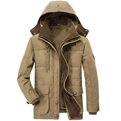 Bruce - Jachetă stilată cu glugă și căptușeală caldă pentru bărbați