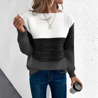 Anelie - Pulover tricotat la modă pentru femei