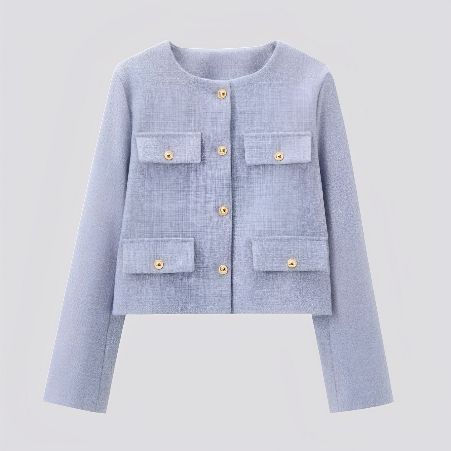 Emelia - Elegant scurt manta cu nasturi pentru dame