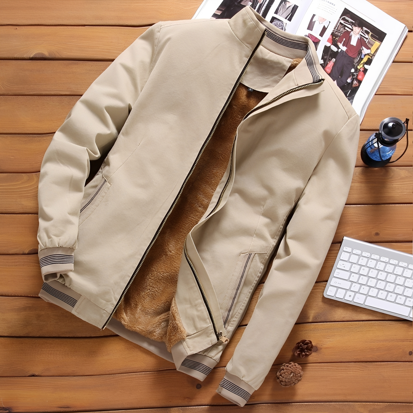 Arthur - Jachetă stilată, caldă pentru bărbați