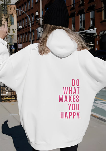 Adrienne - Hanorac la modă cu logo pentru femei