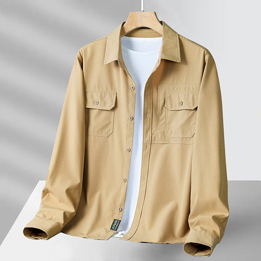 Philip - Cămașă casual cu mânecă lungă cu buzunare pentru bărbați