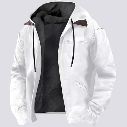 Harris - Jachetă căptușită cu glugă pentru bărbați, croială lejeră