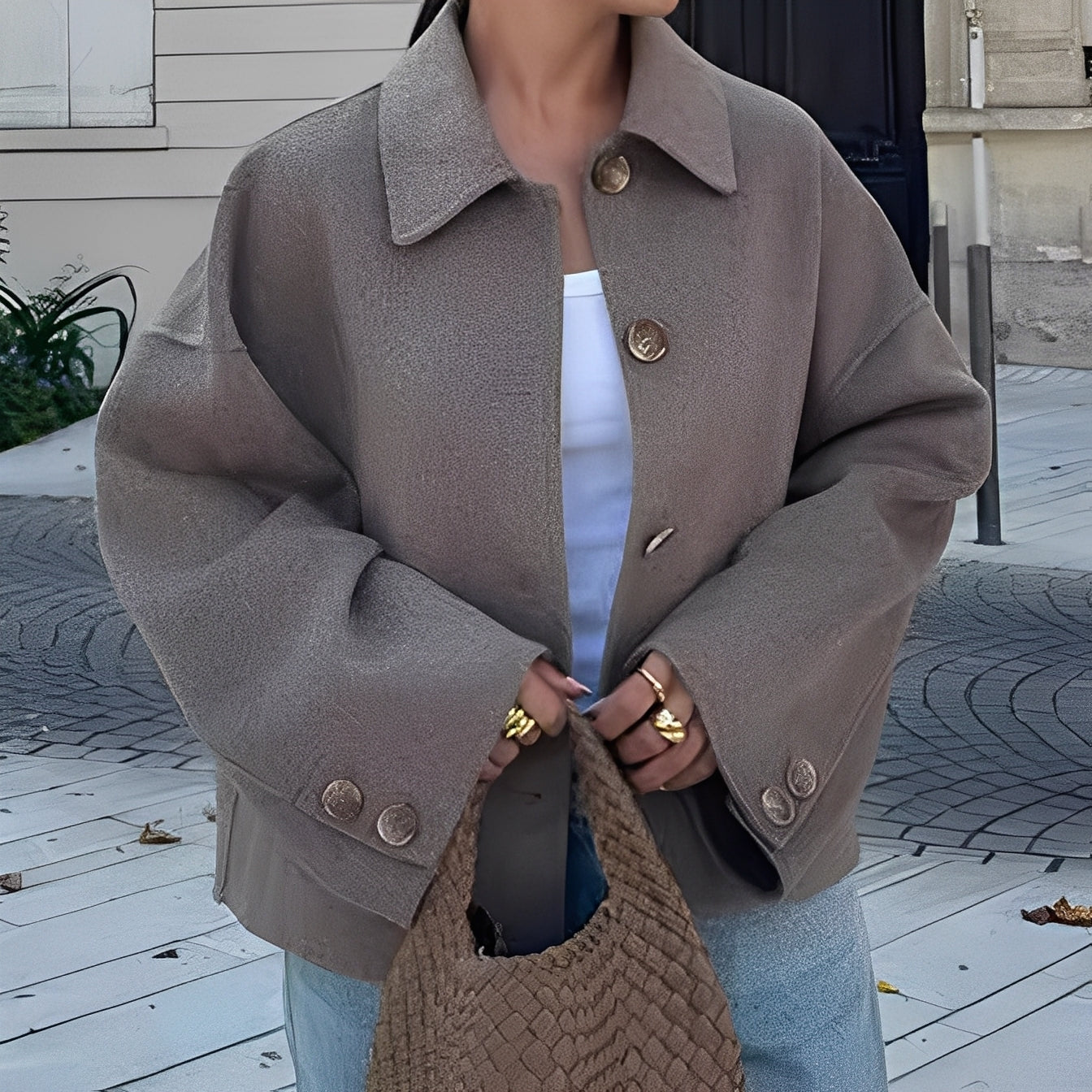 Patricia - Jachetă stilată cu rever lejer pentru femei