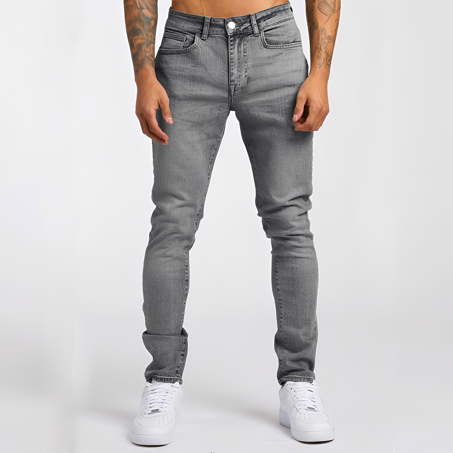Radovan - Blugi casual slim-fit stretch pentru bărbați