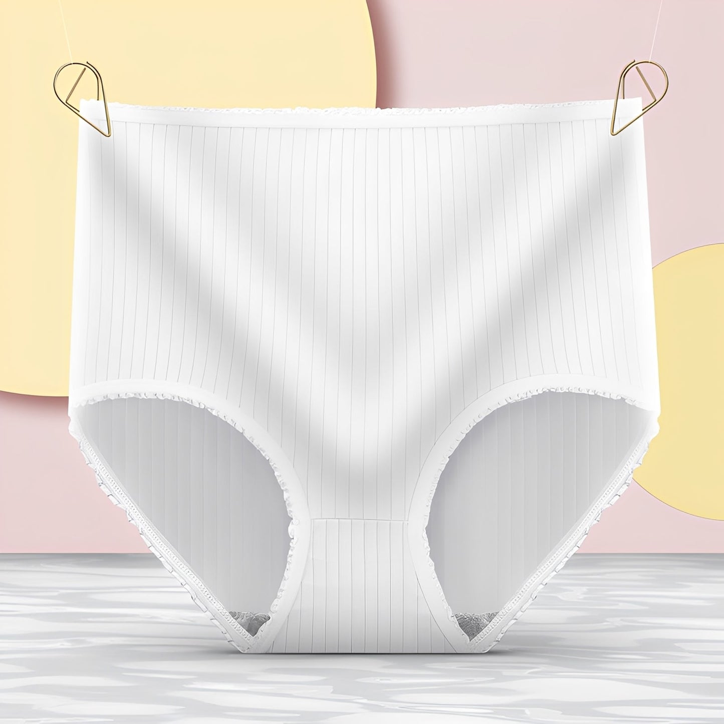 Jodie - Lenjerie intimă simplă cu talie înaltă pentru femei