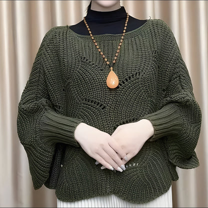 Celestine - Pulover termo cu mâneci largi pentru femei