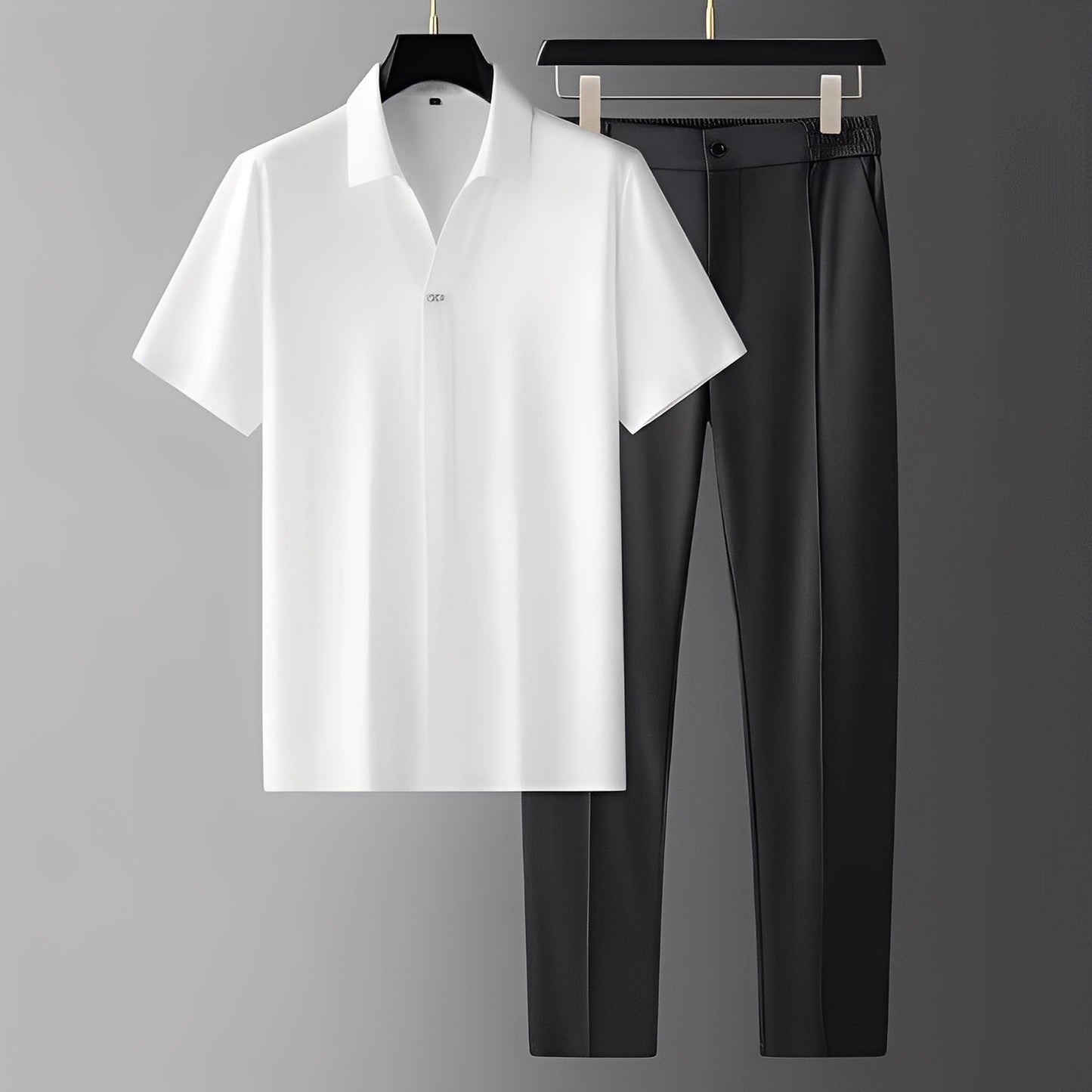 Alexander - Set elegant cu polo și pantaloni pentru bărbați