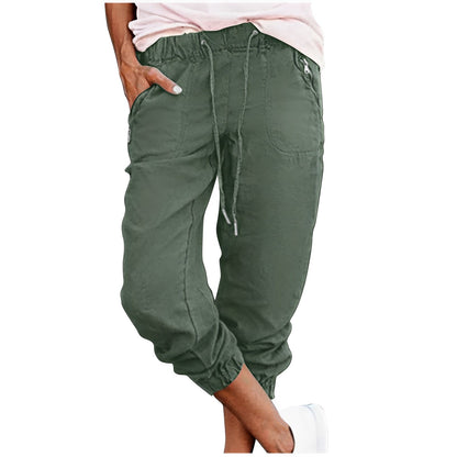 Evalyn - Pantaloni cargo elastici și stilati pentru femei