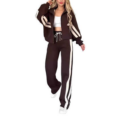 Maddie - Set sportiv stilat din două piese pentru femei