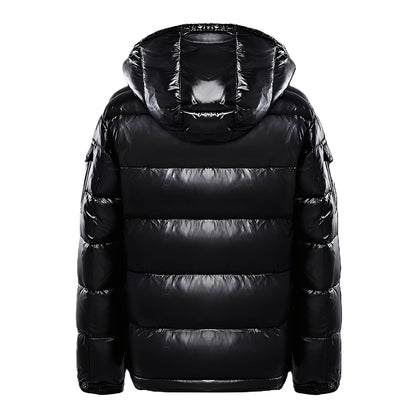 Robert - Jachetă caldă, lucioasă cu puf pentru bărbați