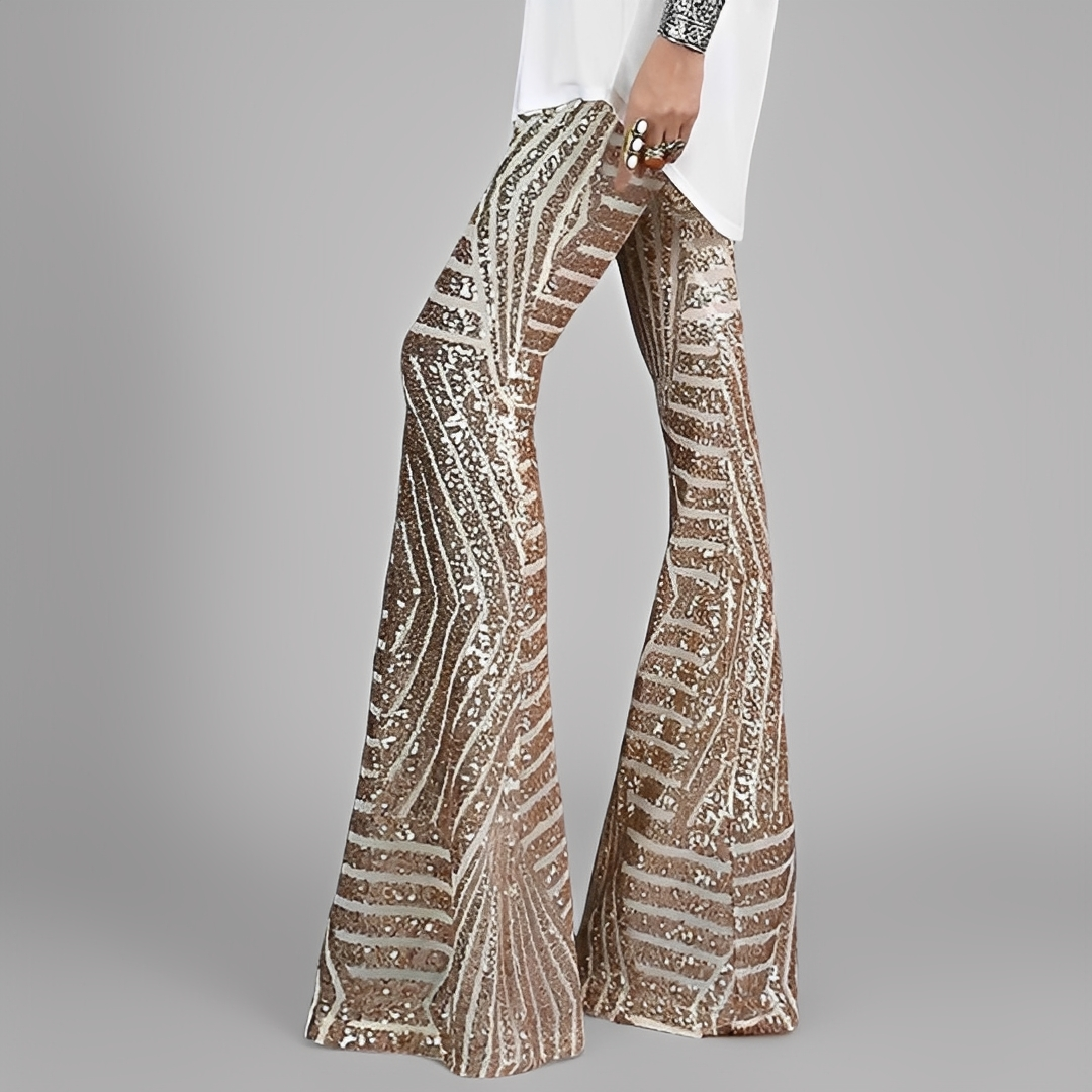 Aaralyn - Pantalon elegant evazat pentru femei