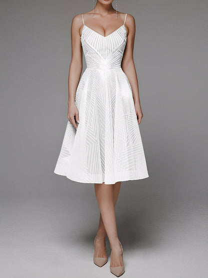 Anabelle - Rochie elegantă, fără mâneci, cu bretele pentru femei