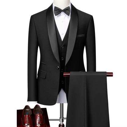 Jerald - Set costum lejer 3 piese pentru bărbați