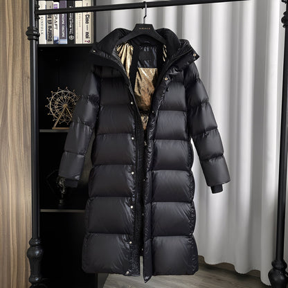 Mildred - Jachetă lungă casuală cu puf pentru femei