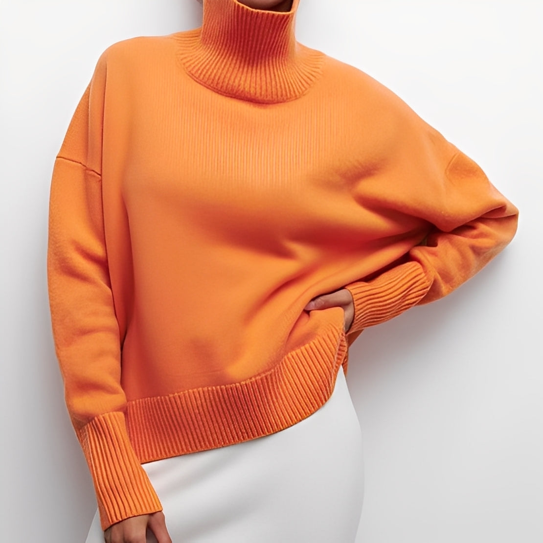 Sharon - Pulover lejer ?i casual pentru femei