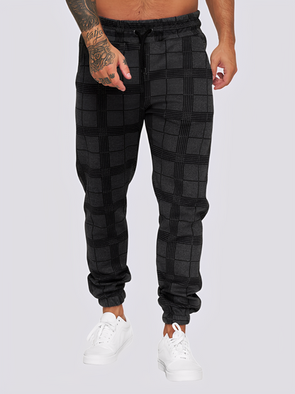 Jaeden - Stil pantaloni carouri pentru bărbați